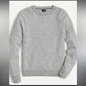 J. Crew Navy and Gray Knit Top